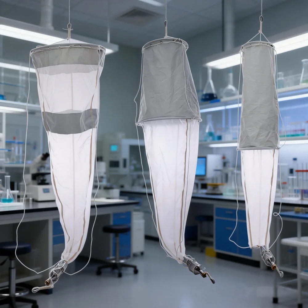 用于水深超过30米水域（如海洋、水库、湖泊）的垂直拖网采样工具